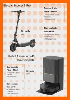 Vista previa Orange Black Friday válido desde el 03.11.2025 | Página: 5 | Productos: Robot, Aspirador