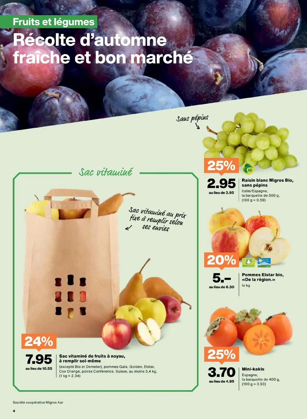 Migros Aktionen FR – gültig ab 16.09.2025 | Seite: 4