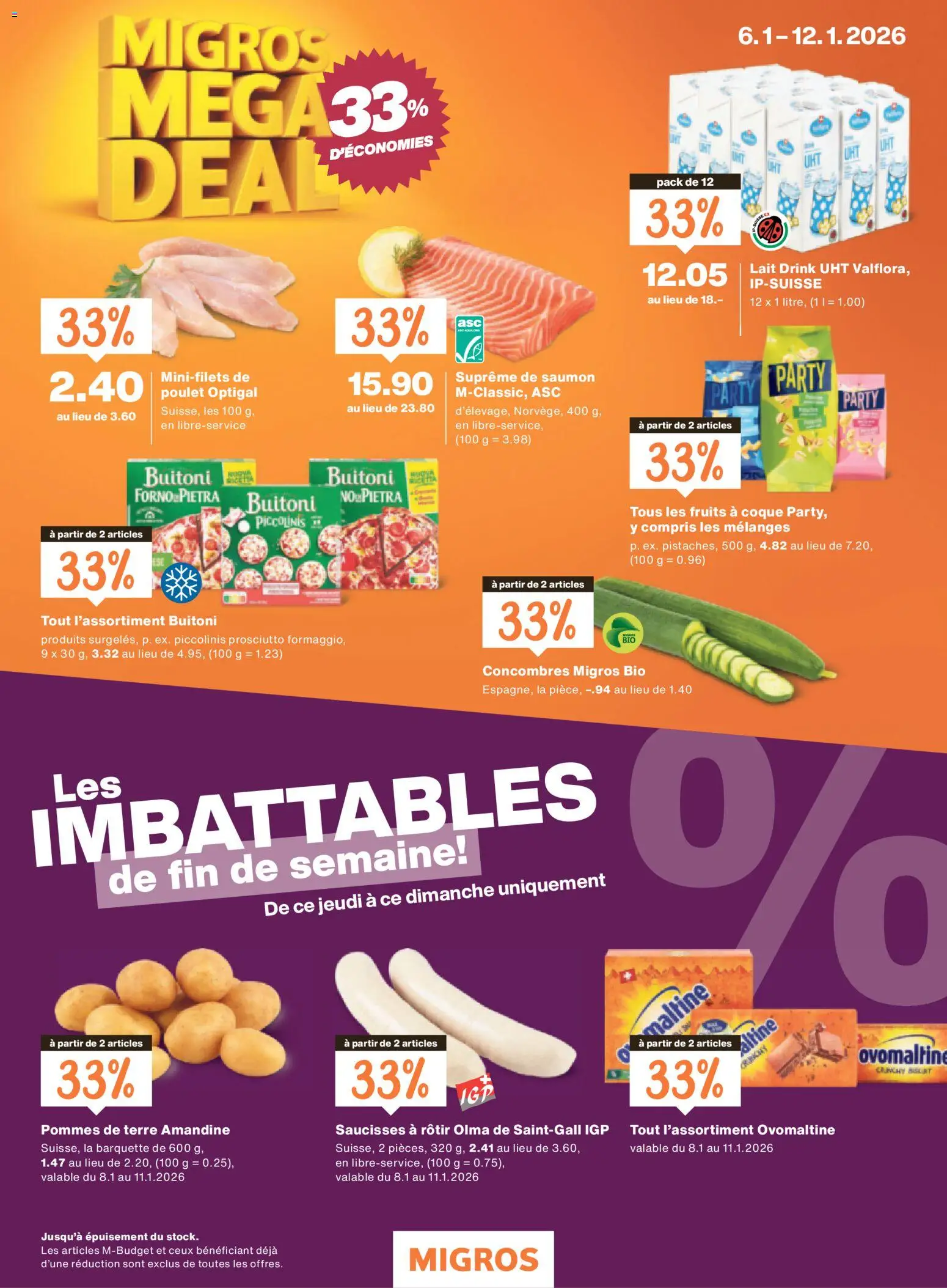 Migros Magazin FR – gültig ab 05.01.2026 | Seite: 48 | Produkte: Pizza