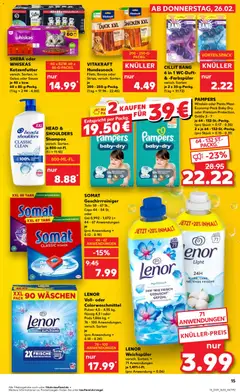 HEAD & SHOULDERS Shampoo, versch. Sorten je 800-ml-Fl. ab 26.02.2026 gültig | Seite: 15