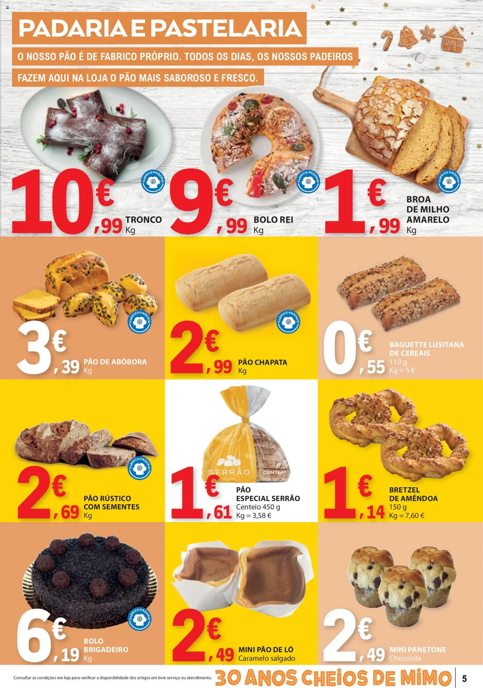 E.Leclerc folheto │ válido de 04.12.2025 | Página: 5 | Produtos: Bolo, Abóbora, Cereais, Milho