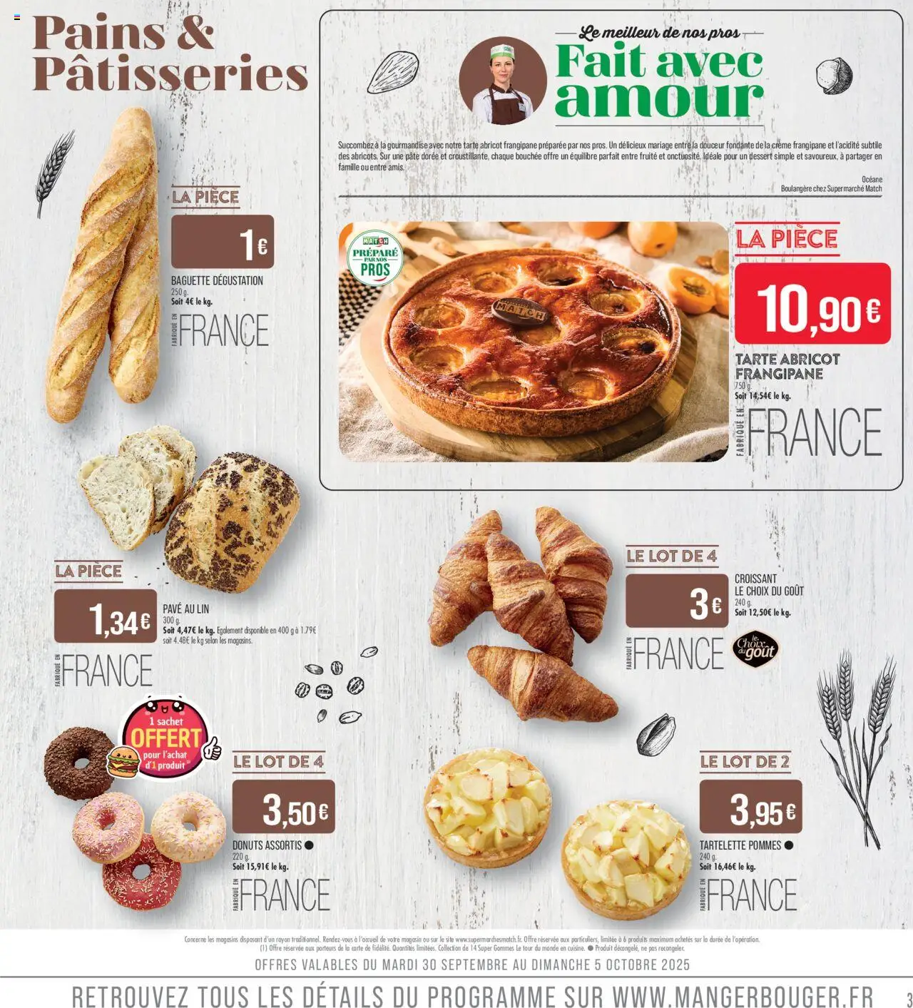  | Page: 3 | Produits: Abricot, Pommes, Crème