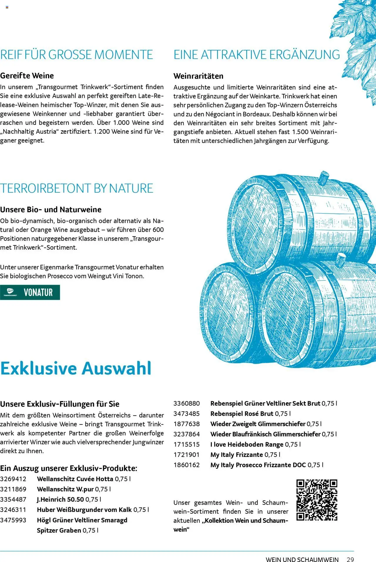 Transgourmet Sortimentskompetenz gültig ab 08.07.2024 | Seite: 29 | Produkte: Wein