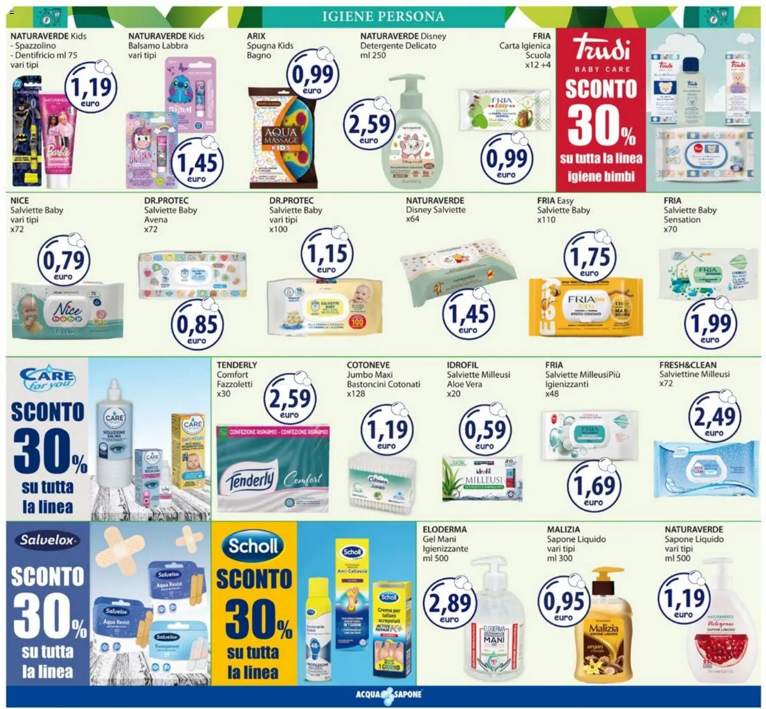 Volantino Acqua e Sapone del 12.01.2026 | Pagina: 10 | Prodotti: Balsamo, Crema, Dentifricio, Aloe vera