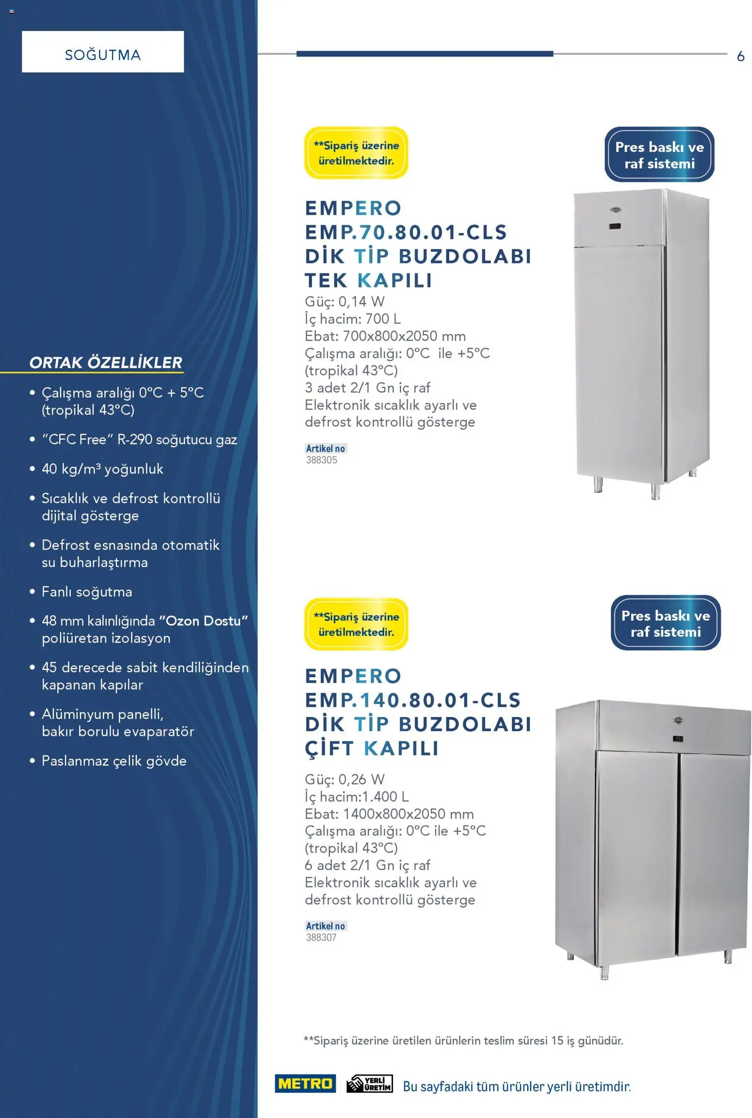 Metro - Profesyonel Çözümler - 26.12.2025 tarihinden itibaren geçerlidir | Sayfa: 6 | Ürünler: Baskı, Raf, Su, Buzdolabı