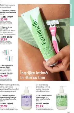 Ofertele Oriflame valabile de la 04.03.2026 | Pagină: 139 | Produse: Gel de ras, Aparat De Ras, Aloe vera, Mâner