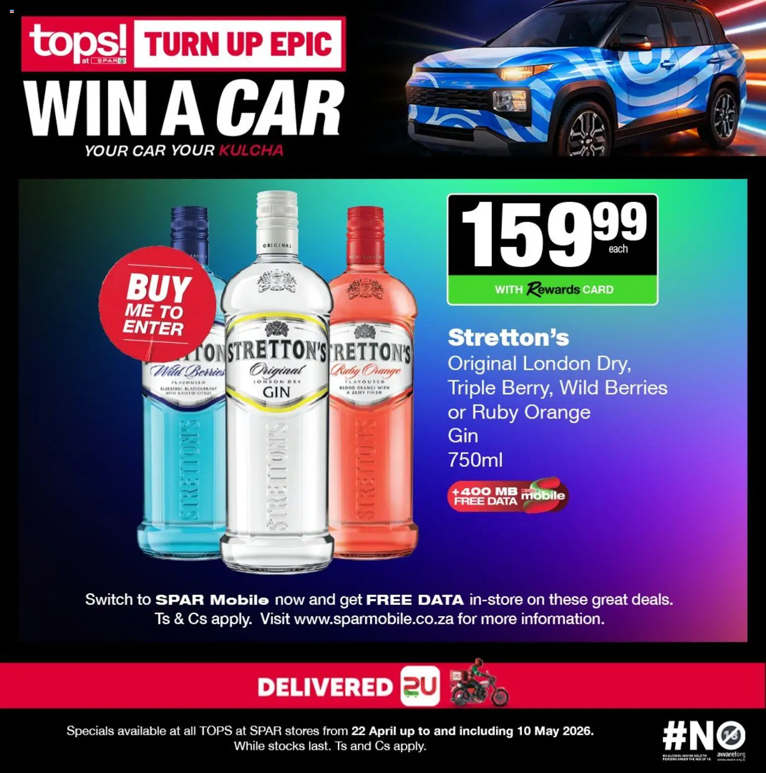 New Tops at Spar catalogue – valid from 22.04.2026 | Page: 8 | Products: Data, Hood, Switch