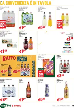 Volantino PAM del 24.07.2025 | Pagina: 12 | Prodotti: Sale, Mango, Acqua naturale, Birra messina