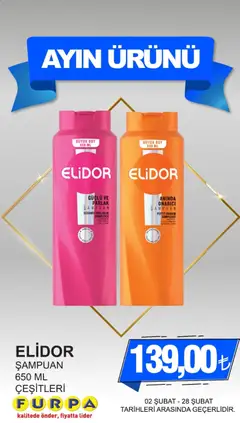 02.02.2026 tarihinden itibaren geçerli olan Furpa kataloğu önizlemesi | Sayfa: 23 | Ürünler: Şampuan, Badem