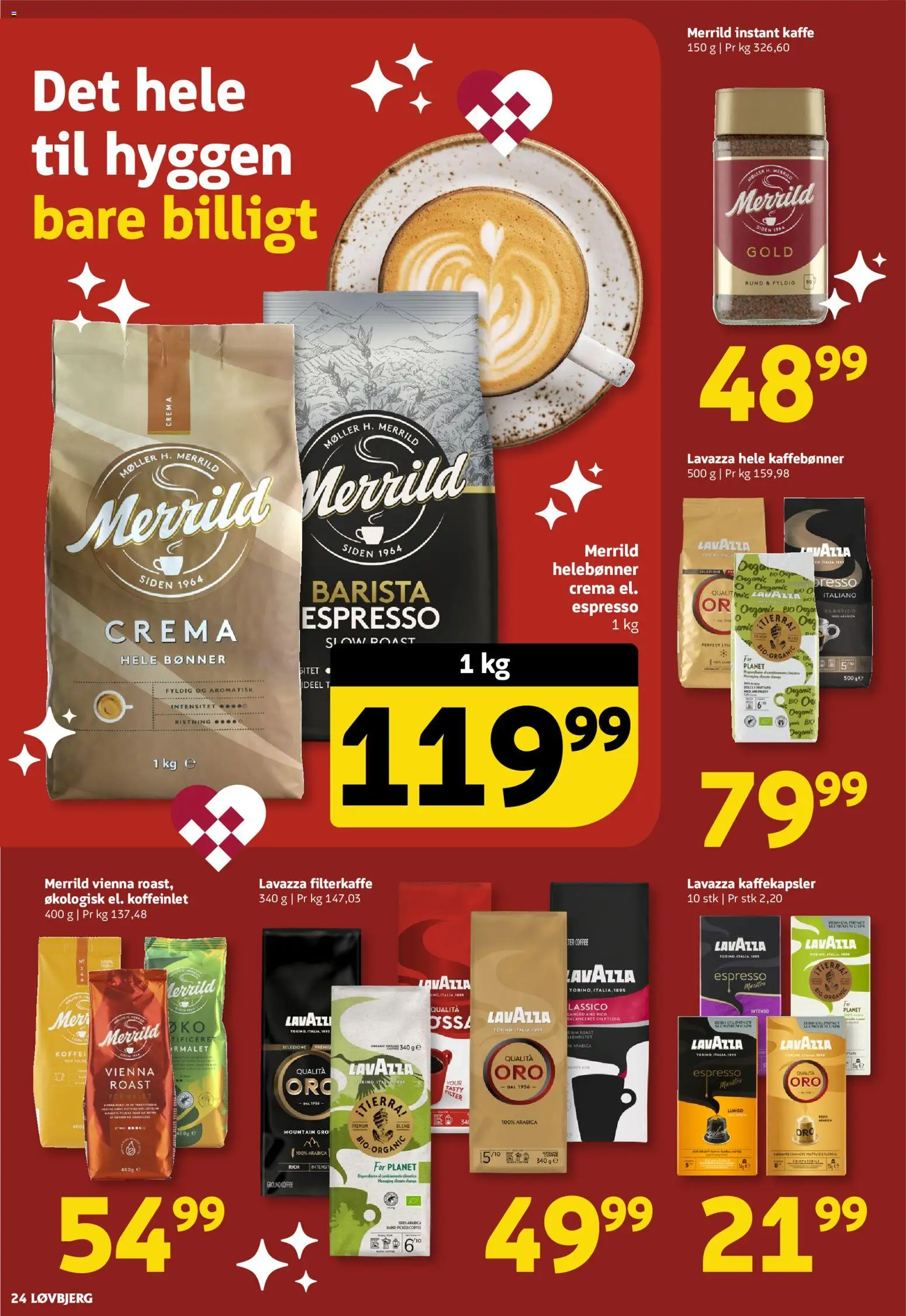 Løvbjerg tilbudsavis – gyldig fra 12.12.2025 | Side: 26 | Produkter: Kaffe, Bønner, Caps, Instant Kaffe