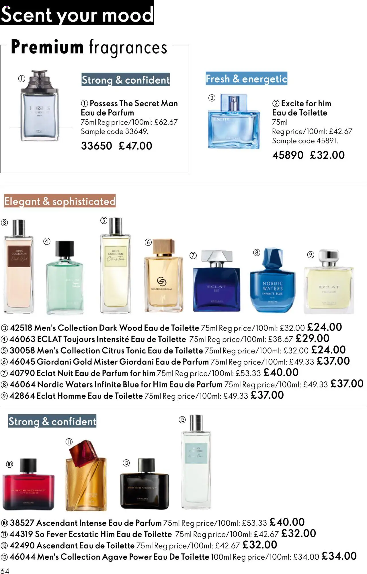 {H1} | Page: 64 | Products: Eau de toilette