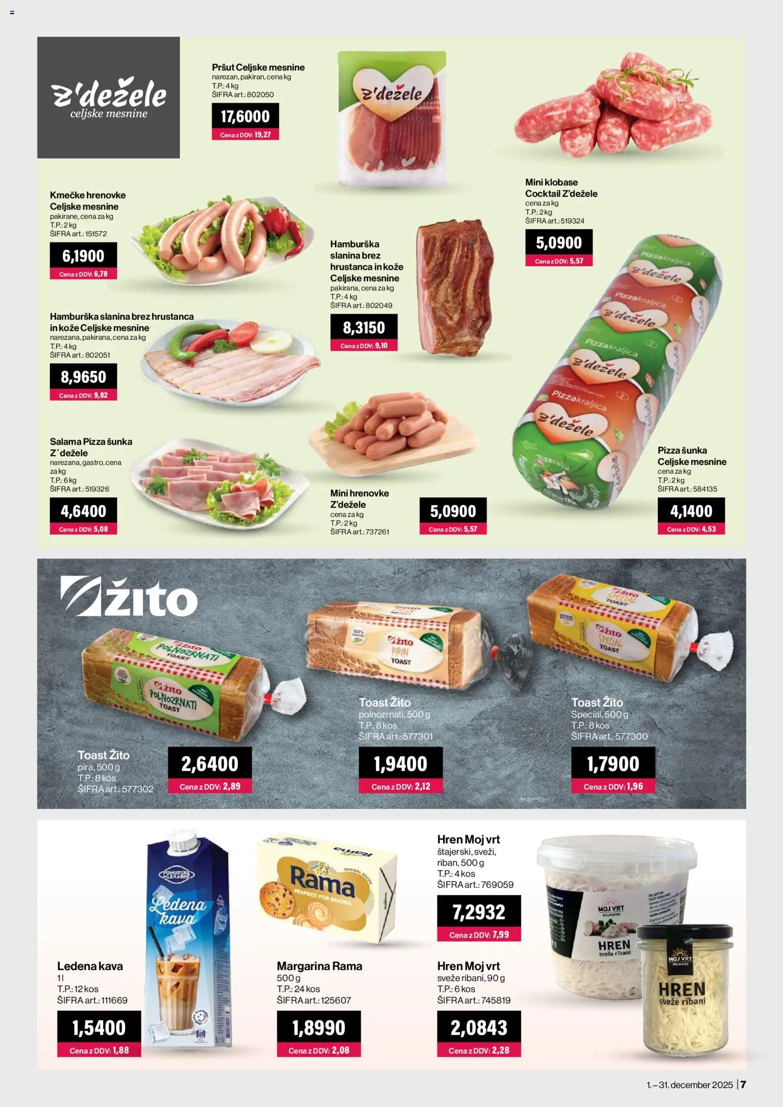 Novi Mercator katalog ponudbe – veljaven od 01.12.2025 | Stran: 7