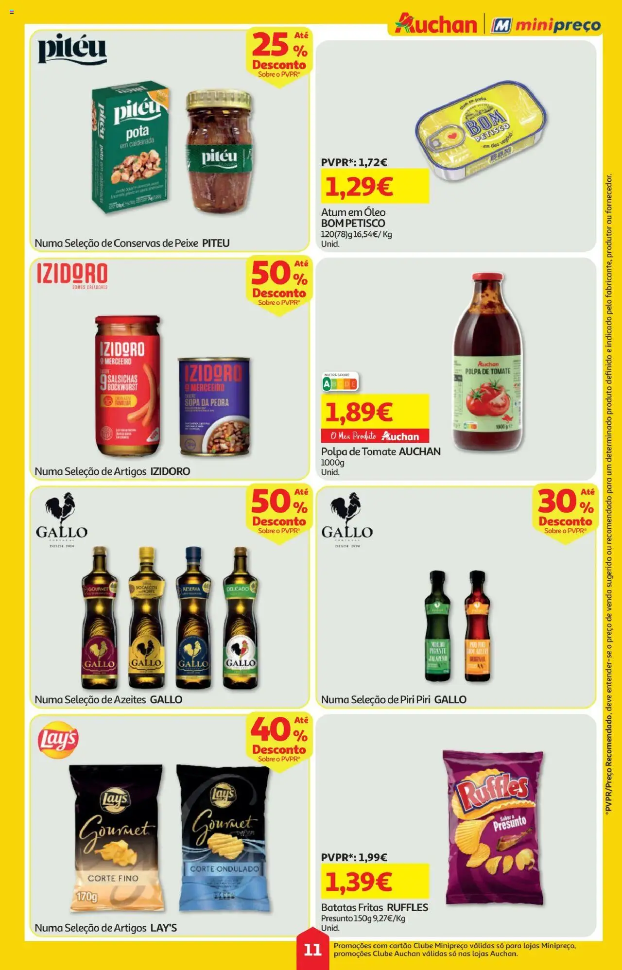 Minipreço folheto │ válido de 07.08.2025 | Página: 12 | Produtos: Sopa, Presunto, Peixe, Tomate