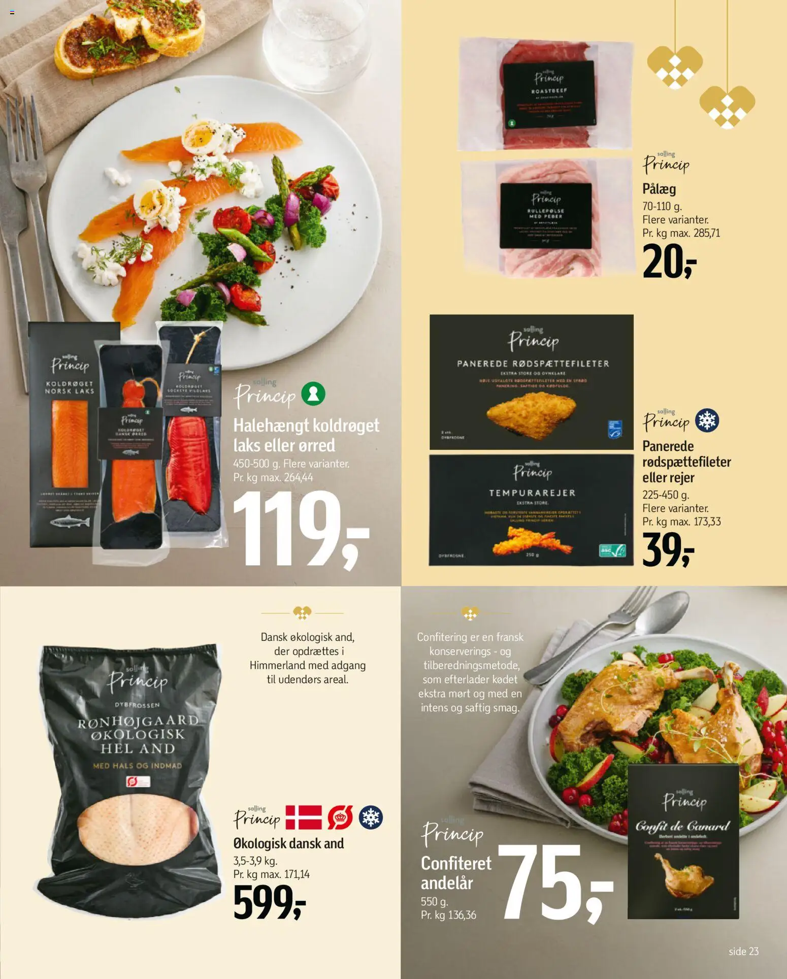 Føtex tilbudsavis – gyldig fra 12.12.2025 | Side: 23 | Produkter: Pålæg, Rullepølse, Rejer, Søm