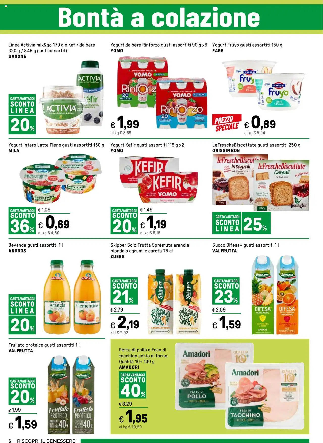 Volantino Iper del 18.08.2025 | Pagina: 5 | Prodotti: Succo, Pesca, Ananas, Cocco
