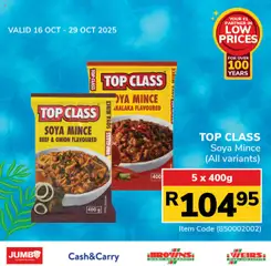Jumbo specials catalogue – valid from 16.10.2025 | Page: 3 | Products: Beef, Soya mince