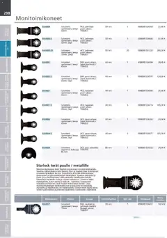 Makita-mainoslehti voimassa 24.03.2026 alkaen | Sivu: 298 | Tuotteet: Monitoimikone, Käsineet