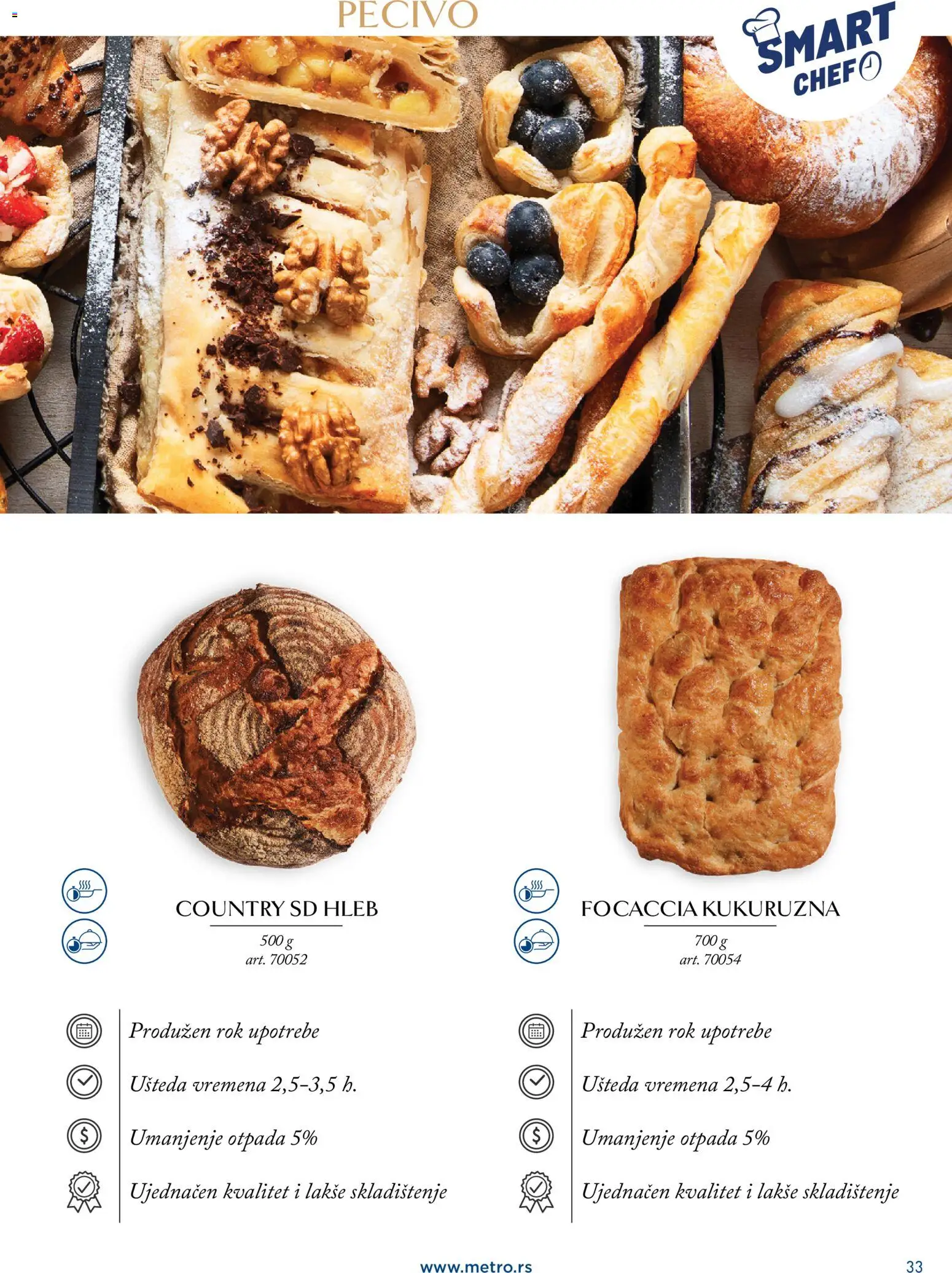 Metro katalog - važi od 24.03.2026 | Strana: 33 | Proizvode: Hleb