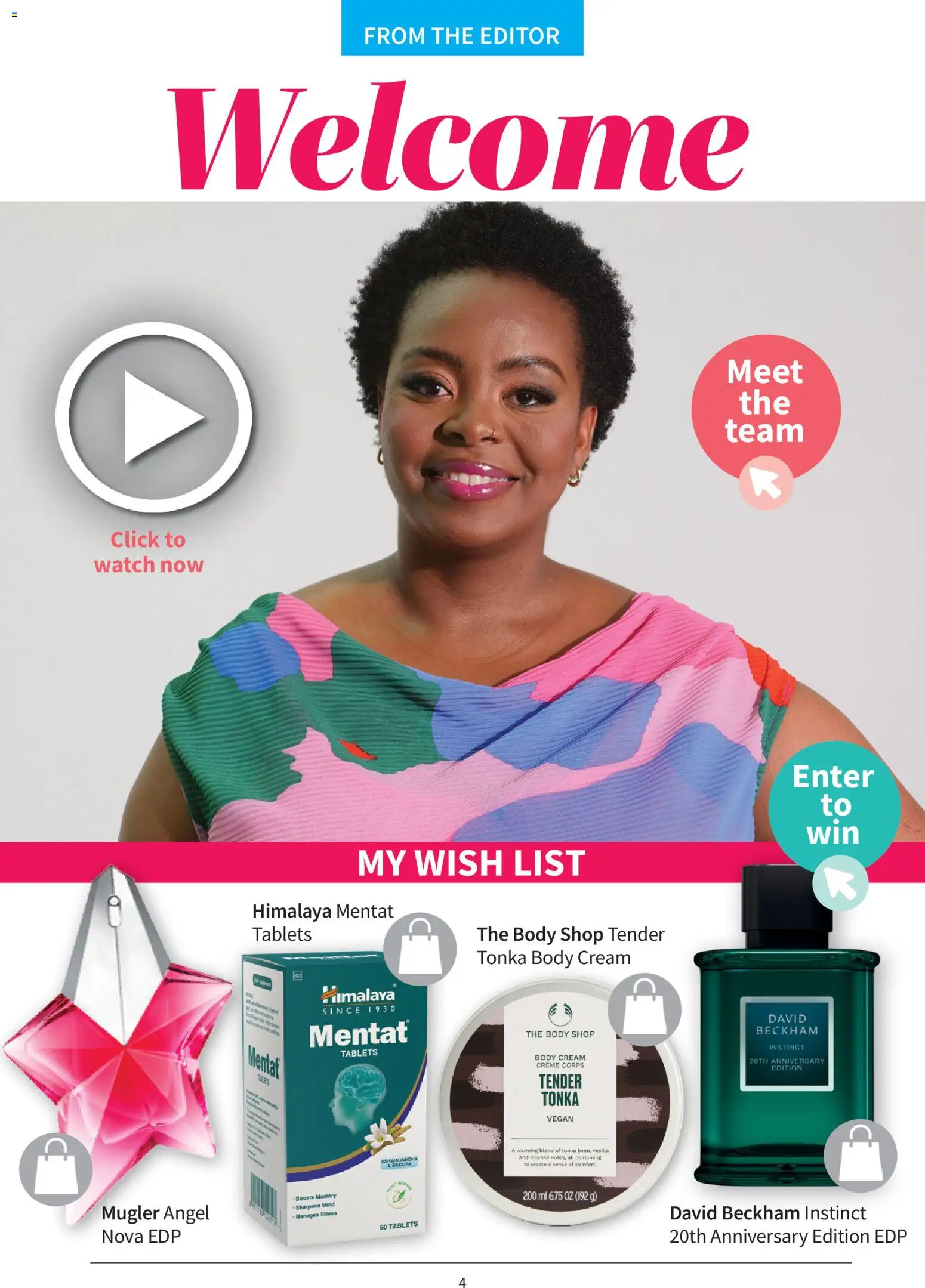 New Clicks catalogue – valid from 01.02.2026 | Page: 4 | Products: Watch, Cream, Body cream