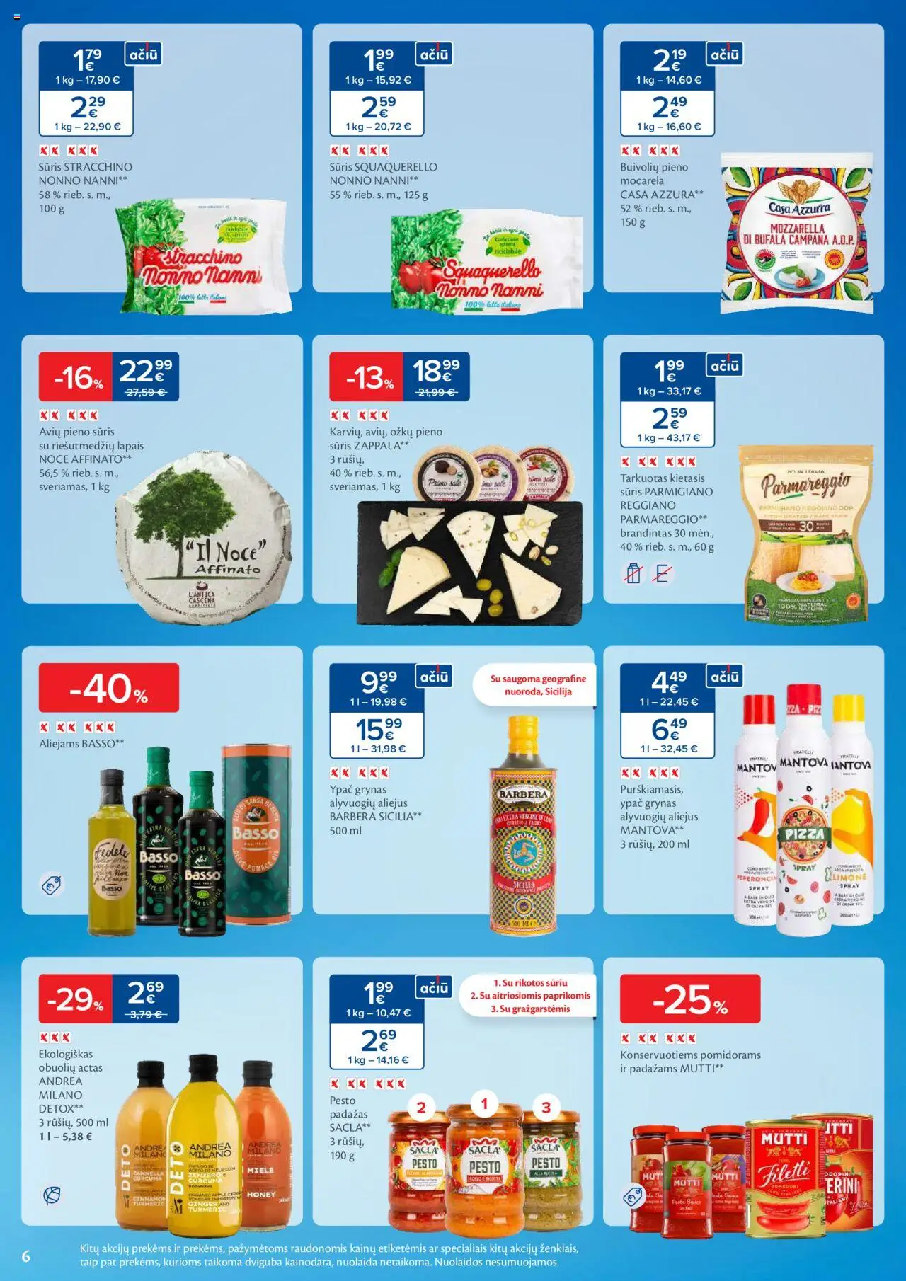 MAXIMA leidinys│galioja nuo 17.06.2025 | Puslapis: 6 | Prekių: Sūris, Aliejus, Padažas
