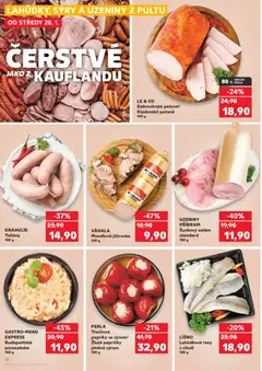 Náhled letáku UZENINY PŘÍBRAM Šunkový salám standard, Šunkový salám standard 100 g od 28.01.2026 | Strana: 18