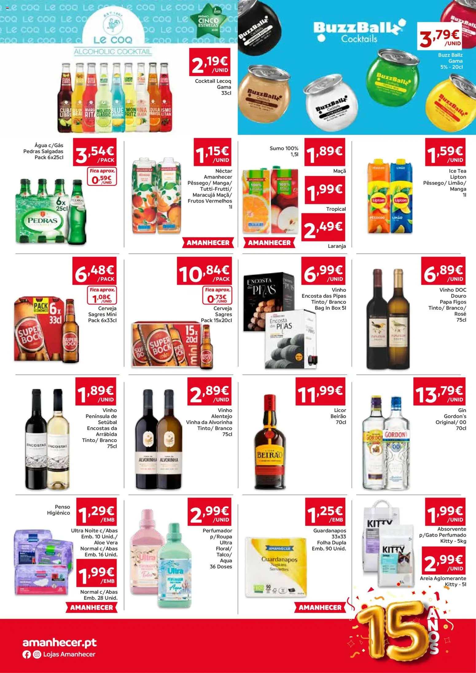 Amanhecer Folheto Madeira │ válido de 19.03.2026 | Página: 4 | Produtos: Super bock, Licor, Maça, Sumo