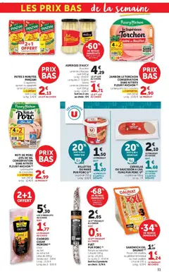 Super U - Prévisualisation de Super U catalogue valide à partir de 08.04.2026 | Page: 31 | Produits: Chorizo, Sel, Pain, Porc