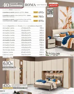Anteprima del volantino Volantino Mondo Convenienza	 valido a partire dal 01.01.2026 | Pagina: 52 | Prodotti: Letto contenitore, Contenitore, Letto, Armadio