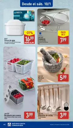 Vista previa Aldi folleto Península válido desde el 05.01.2026 | Página: 20 | Productos: Cocina, Lavavajillas, Nevera