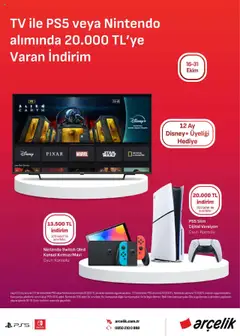 16.10.2025 tarihinden itibaren geçerli olan Arçelik kataloğu önizlemesi | Sayfa: 88 | Ürünler: Désodorisant, Nintendo, TV, Oyun
