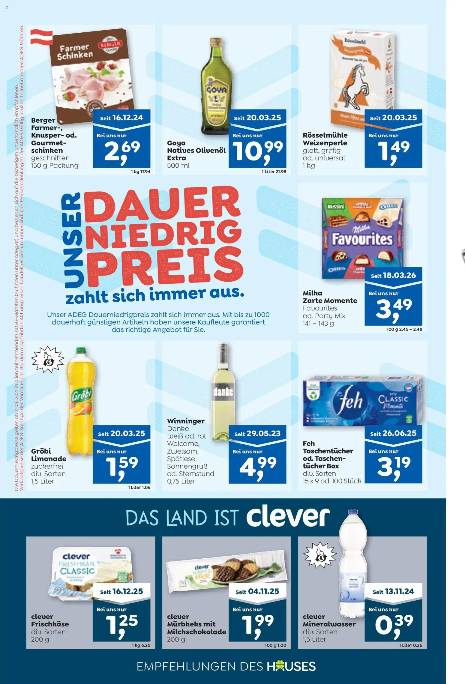 ADEG Flugblatt gültig ab 09.04.2026 | Seite: 10 | Produkte: Box, Schinken