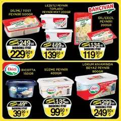 17.04.2026 tarihinden itibaren geçerli olan Sarıyer kataloğu önizlemesi | Sayfa: 12 | Ürünler: Raf, Peynir, Ekici, Süzme peynir
