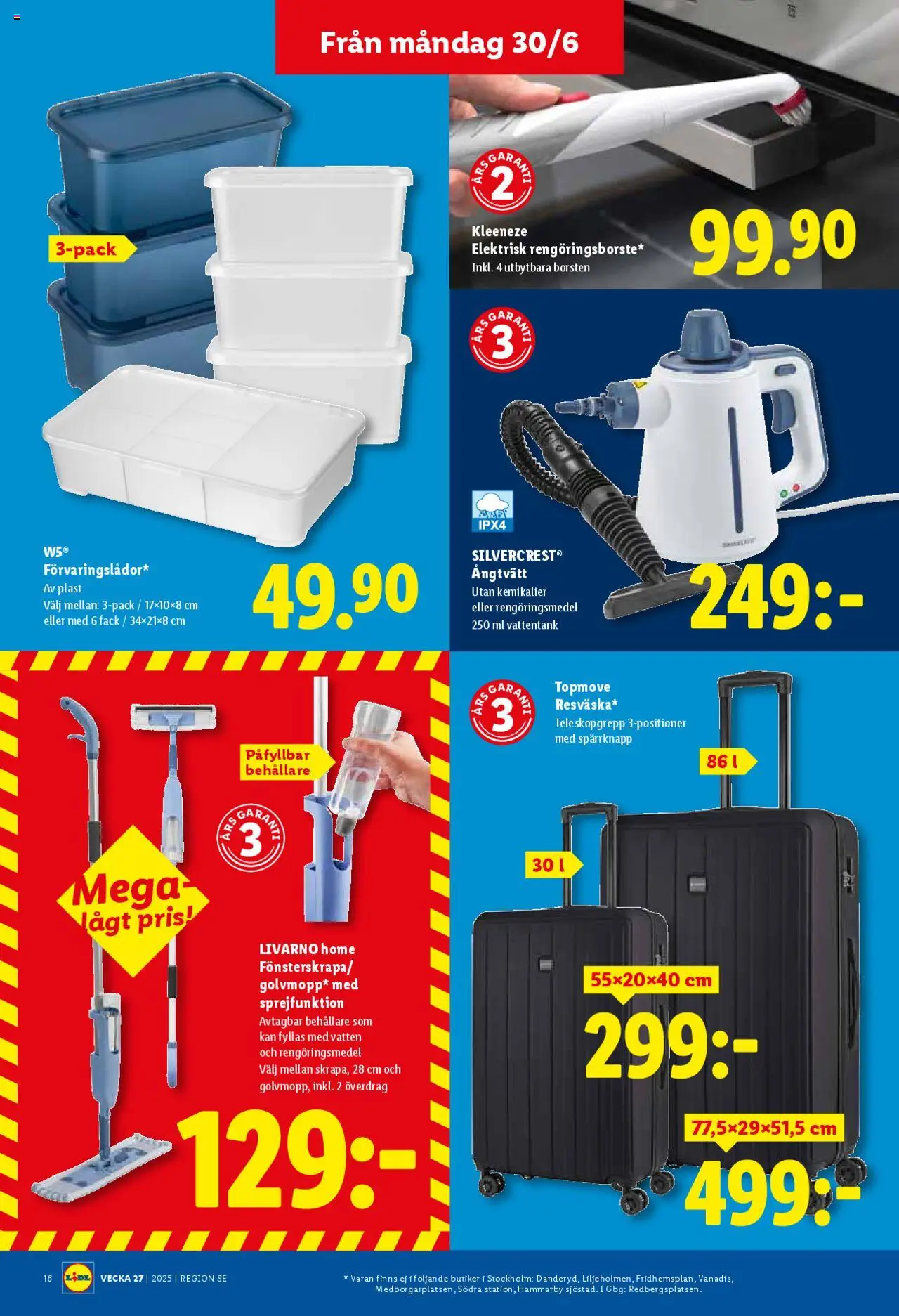 Lidl reklamblad aktuell från 30.06.2025 | Sida: 20 | Produkter: Rengöringsmedel, Ångtvätt