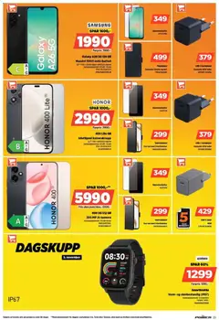 Forhåndsvisning av Power kundeavis gyldig fra 03.11.2025 | Side: 23 | Produkter: Telefon, Smartklokke, Steps, Вермішель