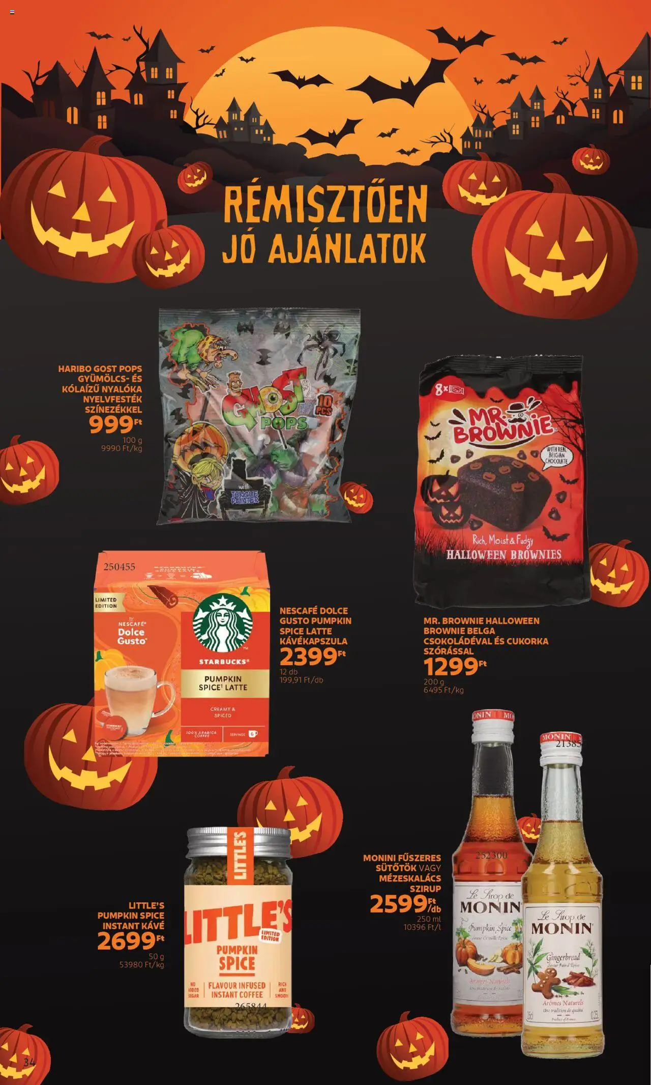 Rossmann akciós ujság - amely érvényes a következő dátumtól: 20.10.2025 | Oldal: 36 | Termékek: Sütőtök, Dolce Gusto, Gyümölcs, Kávé