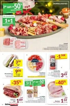 Intermarché folder week 50 - Voorbeeld van een folder van Intermarché, geldig van 09.12.2025 | Pagina: 10 | Producten: Olasz felvágott, Kaart, Bord
