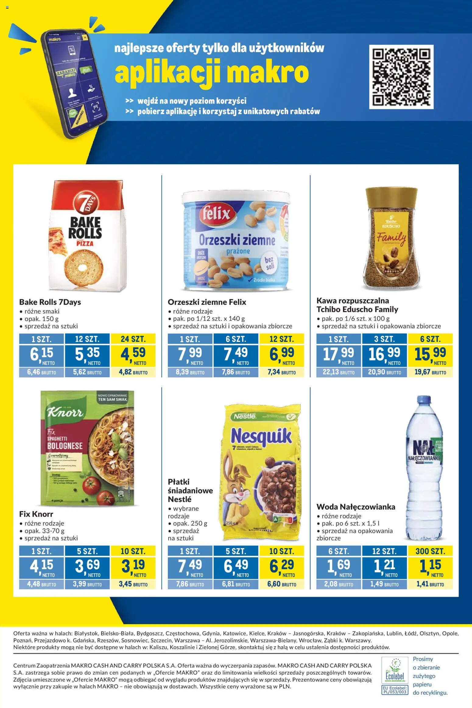 Makro Gazetka - Kupujesz więcej płacisz mniej od 28.10.2025 | Strona: 12 | Produkty: Kawa rozpuszczalna, Płatki śniadaniowe, Orzeszki ziemne, Płatki