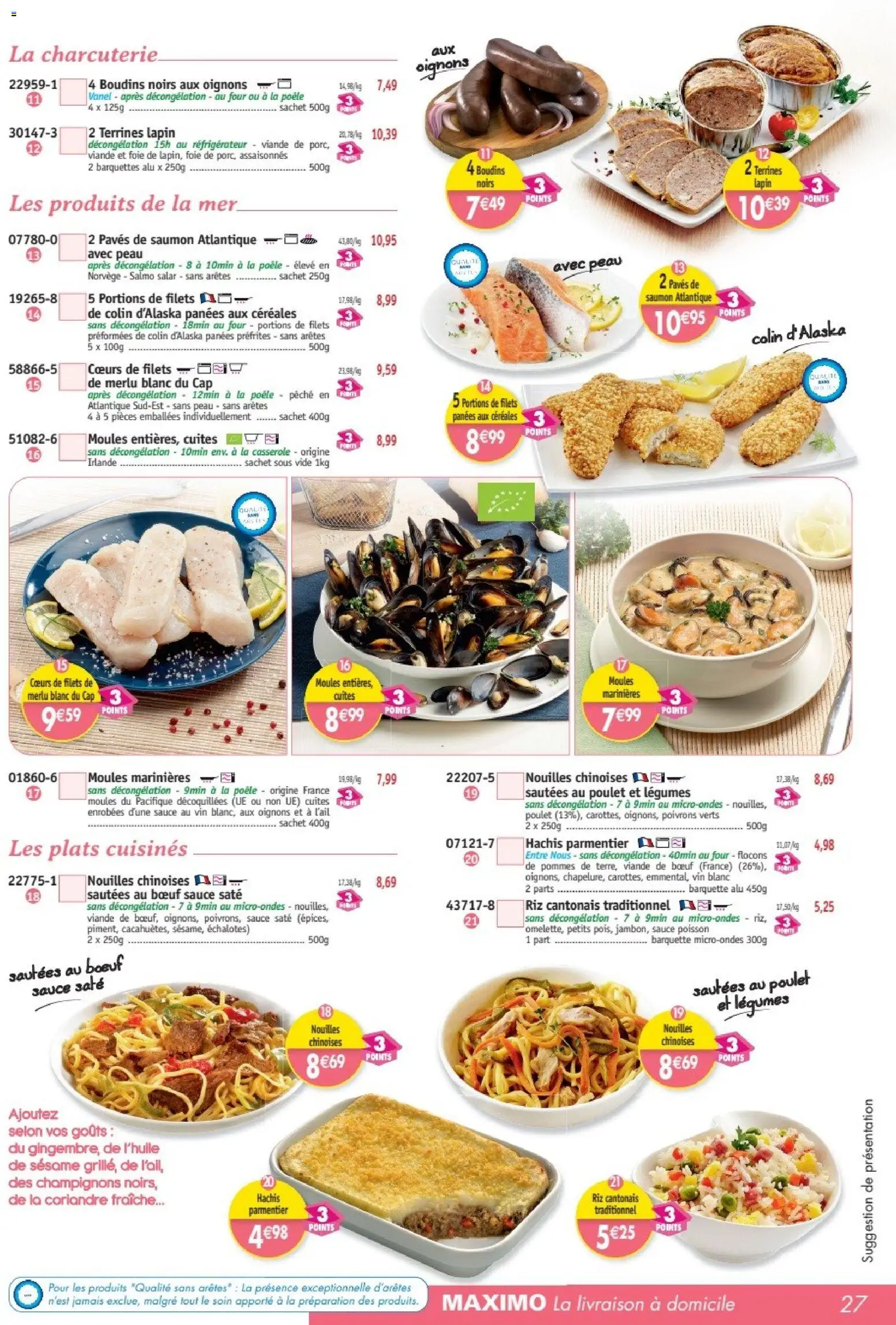 {H1} | Page: 27 | Produits: Flocons, Casserole, Céréales, Saumon