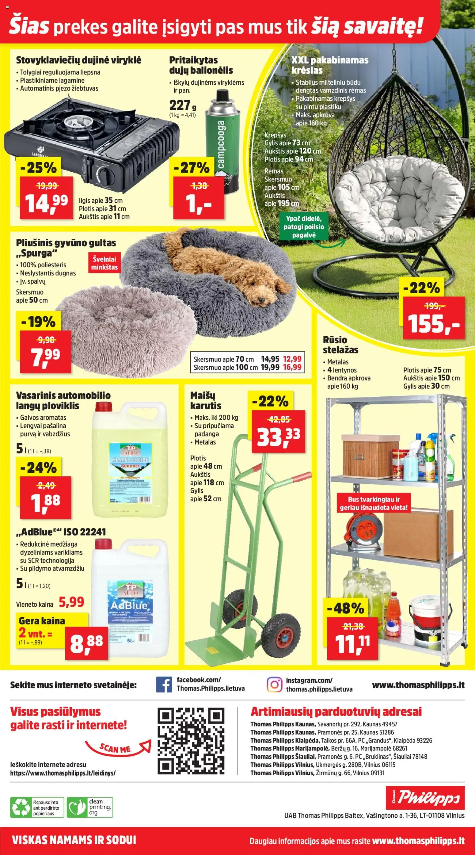 Thomas Philipps akcijos nuo 02.03.2026 | Puslapis: 16 | Prekių: Pagalvė, Krepšys, Ploviklis, Viryklė