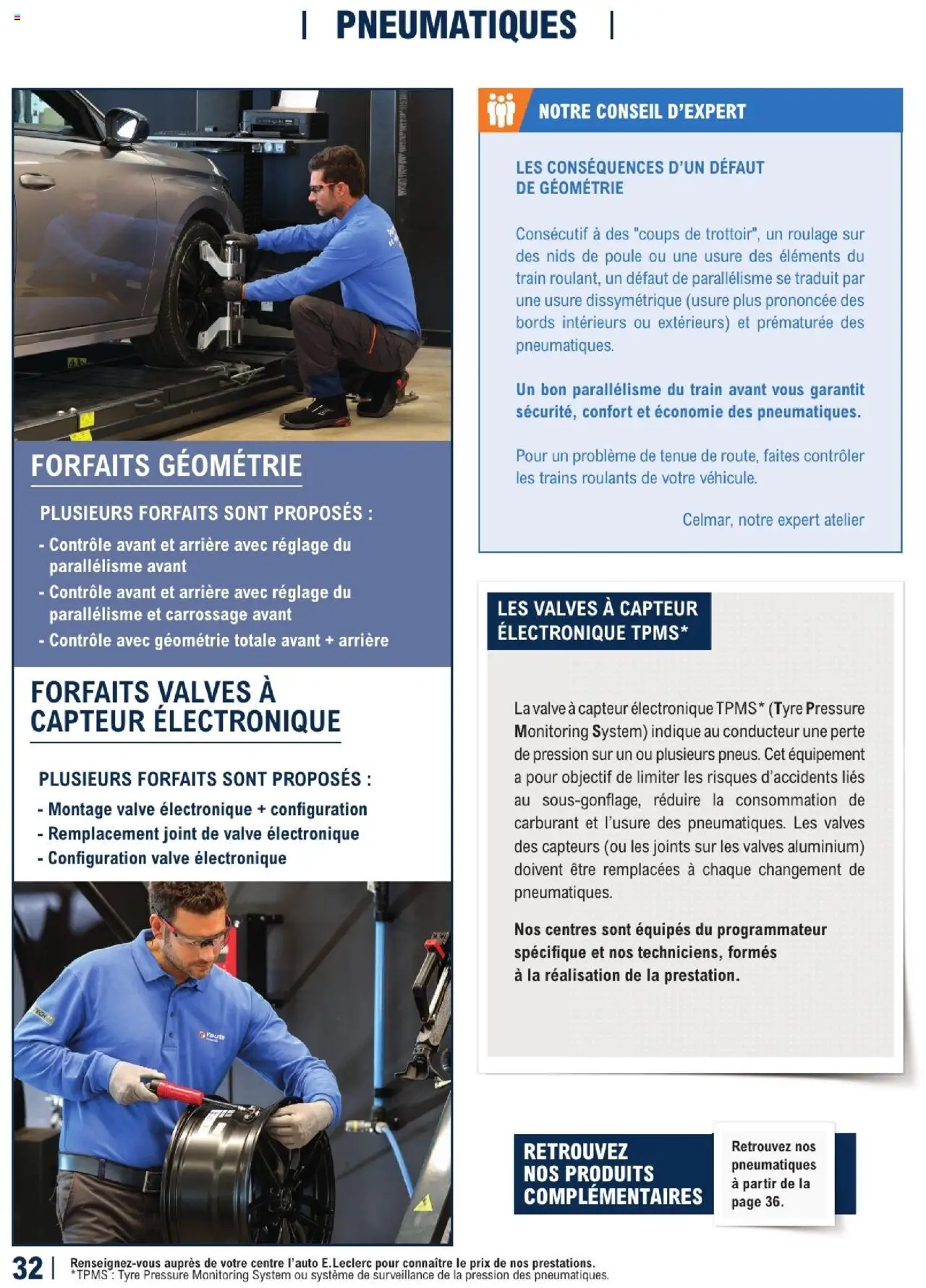  | Page: 32 | Produits: Forfaits géométrie