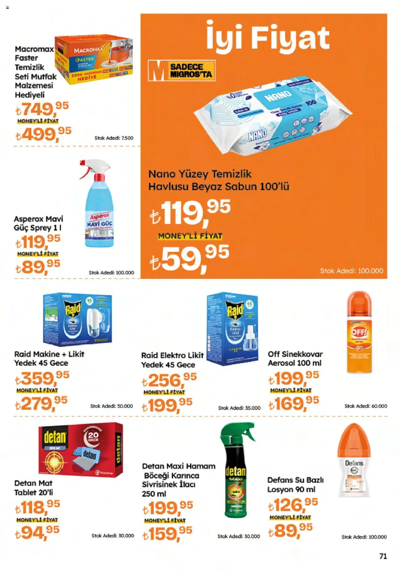 Migros Katalog - Migroskop - 22.05.2025 tarihinden itibaren geçerlidir | Sayfa: 71 | Ürünler: Sabun, Su, Tablet