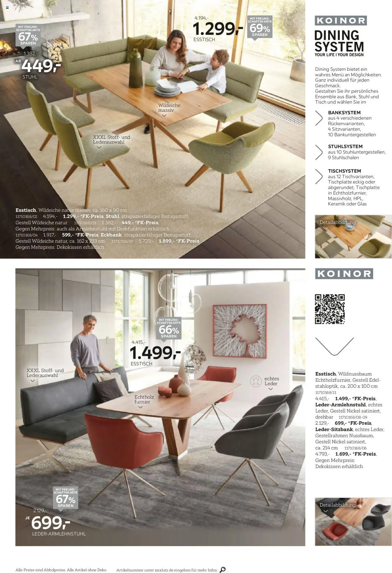 XXXL Lutz Last-Minute-Preis – gültig ab 22.09.2025 | Seite: 16 | Produkte: Esstisch, Tisch, Stuhl