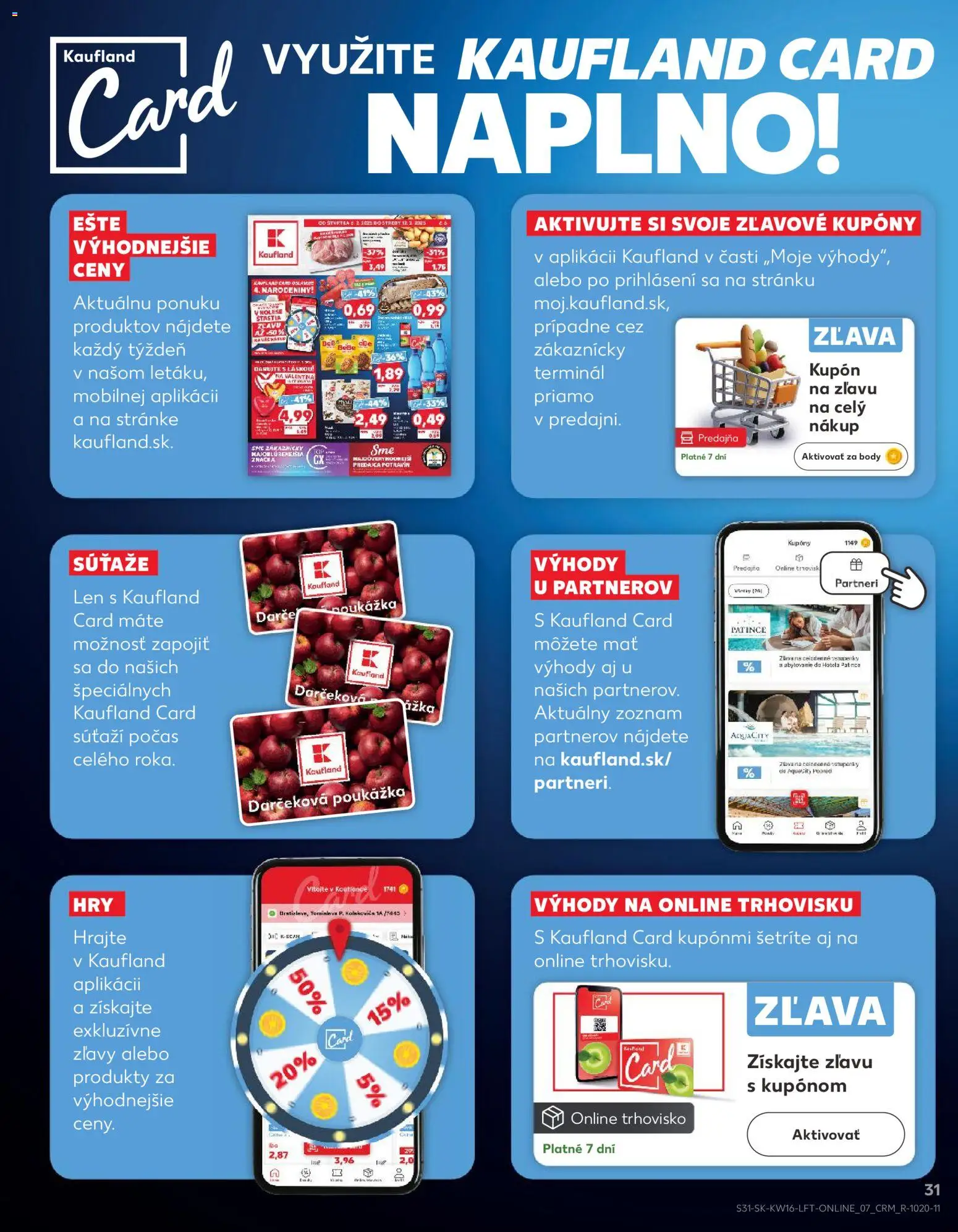 Nové Kaufland akcie – leták je platný od 16.04.2026 | Strana: 31