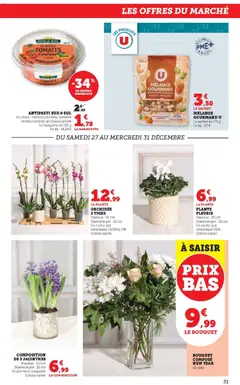 Super U - Prévisualisation de Super U catalogue valide à partir de 27.12.2025 | Page: 31 | Produits: Cerises, Orchidée, Tomates