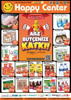 20.08.2025 tarihinden itibaren geçerli olan Happy Center kataloğu önizlemesi