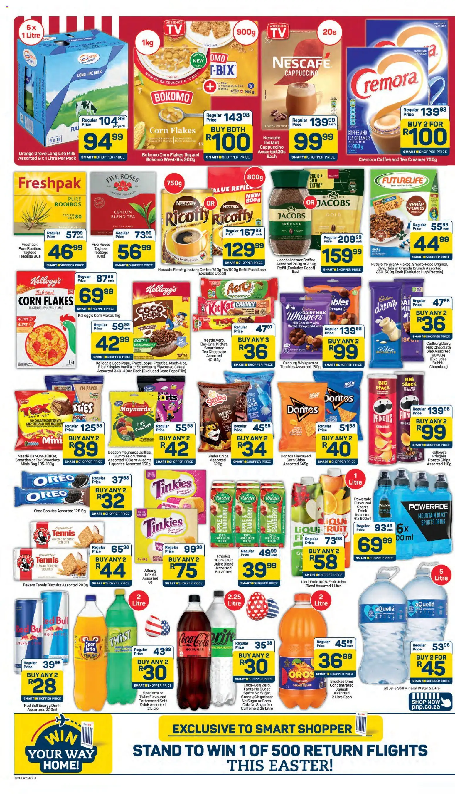 New Pick n Pay catalogue – valid from 25.03.2026 | Page: 4 | Products: Corn, Oil, Biscuits, Sugar