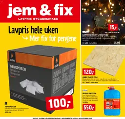 Forhåndsvisning av Jem & Fix kundeavis gyldig fra 01.11.2025
