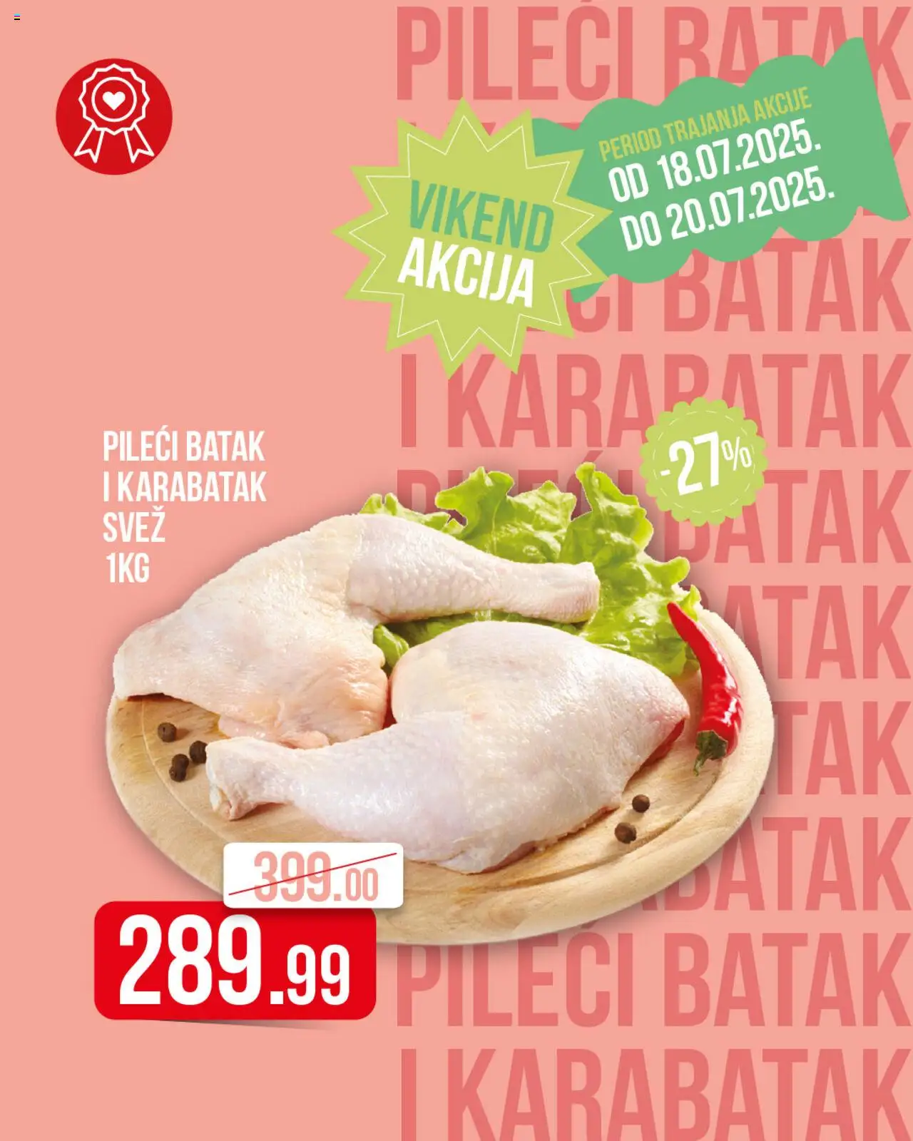 Metalac Proleter katalog - važi od 18.07.2025 | Strana: 1 | Proizvode: Pileći batak