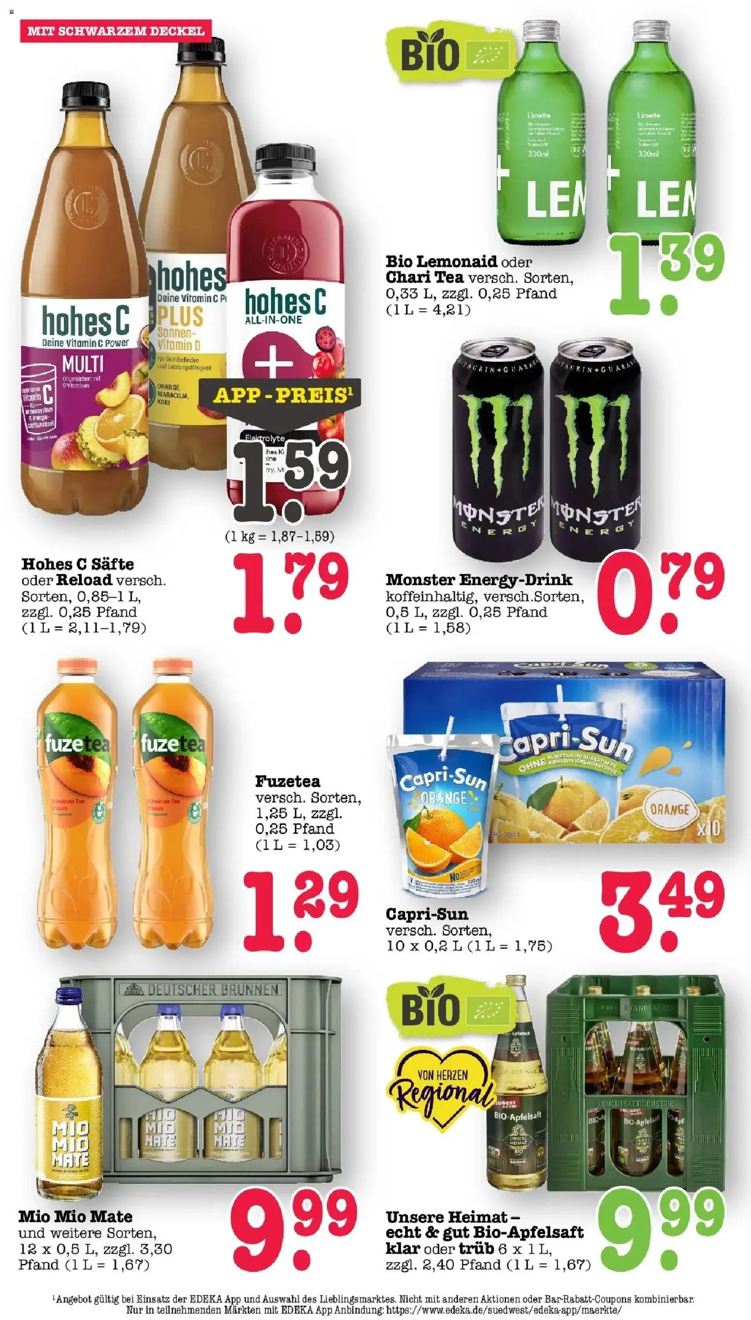 Edeka prospekt Bühlertal	 – gültig ab 01.03.2026 | Seite: 38 | Produkte: Energy, Limette, Kaki, Hohes c