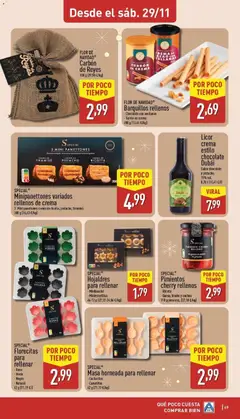 Vista previa Licor crema estilo chocolate Dubái, Sabor chocolate y pistacho. 15% vol. 0,70 L (11,41 €/l) válido desde el 24.11.2025 | Página: 49